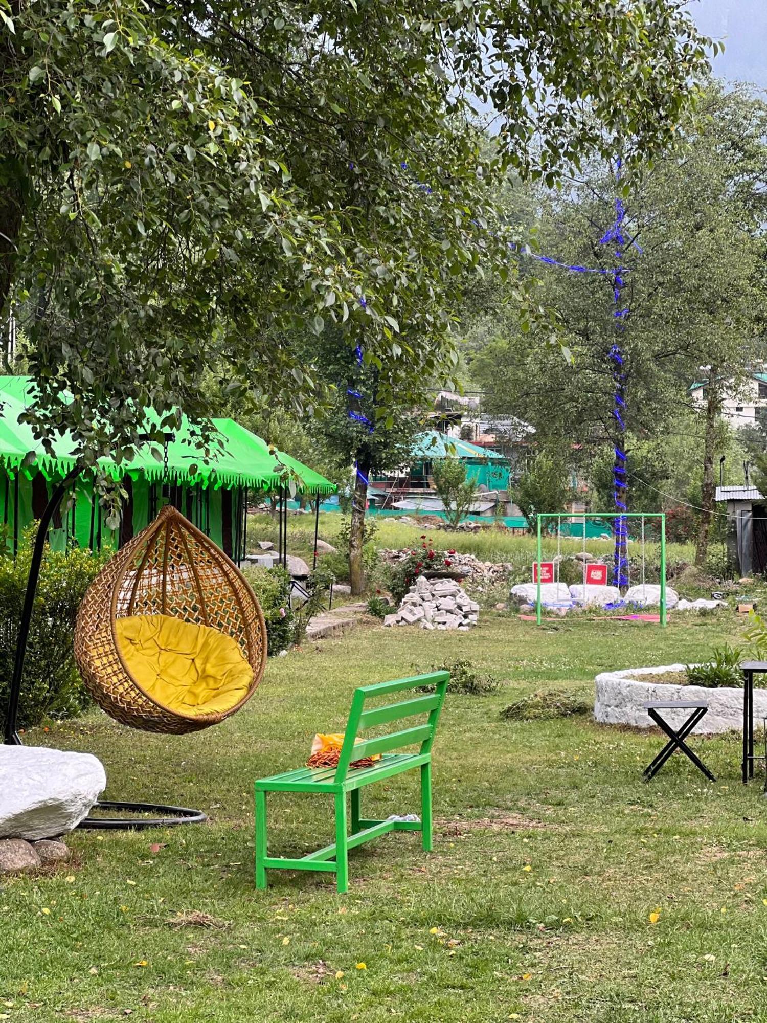 Himalayan Riverside Swiss Cottage Tents, Manali Eksteriør bilde