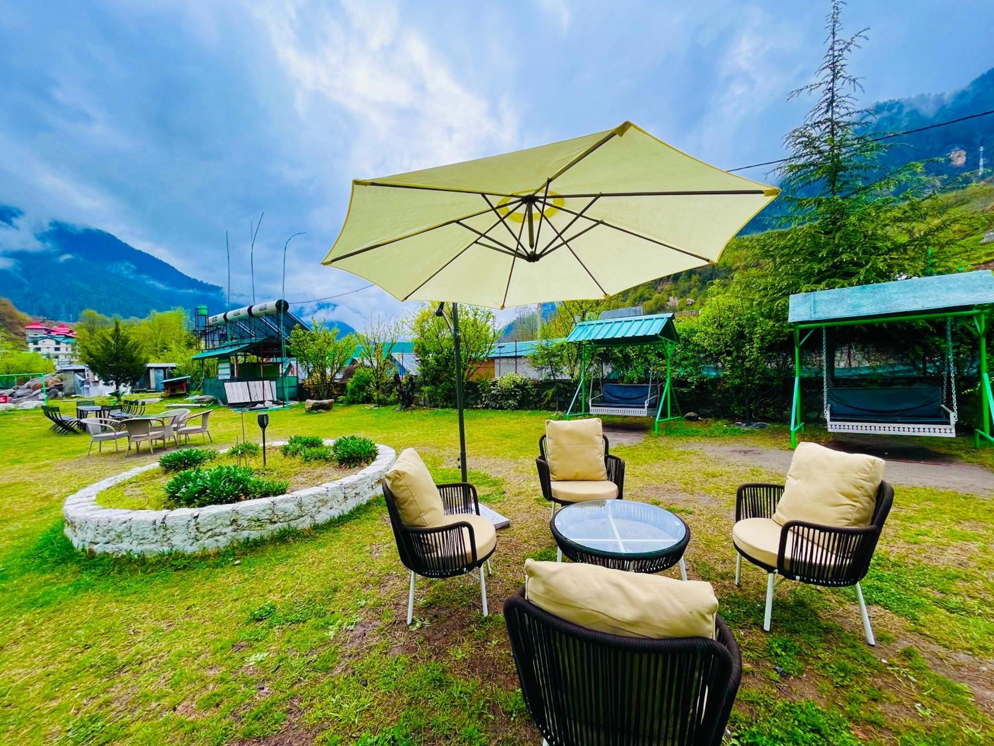Himalayan Riverside Swiss Cottage Tents, Manali Eksteriør bilde